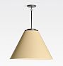 Nina 24" Cone Pendant, Oil-Rubbed Bronze - Matte Buttercup