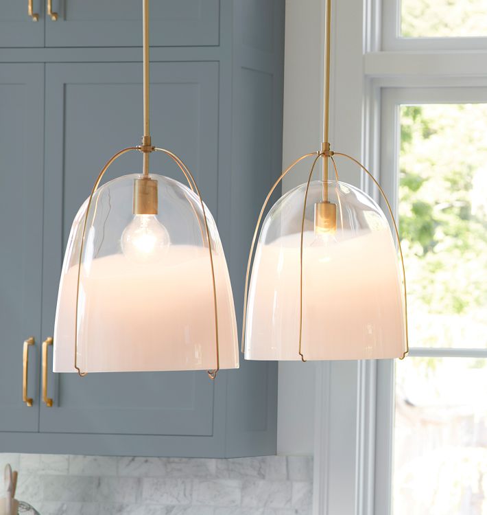 Haleigh 8&quot; Pendant, Glass Shade