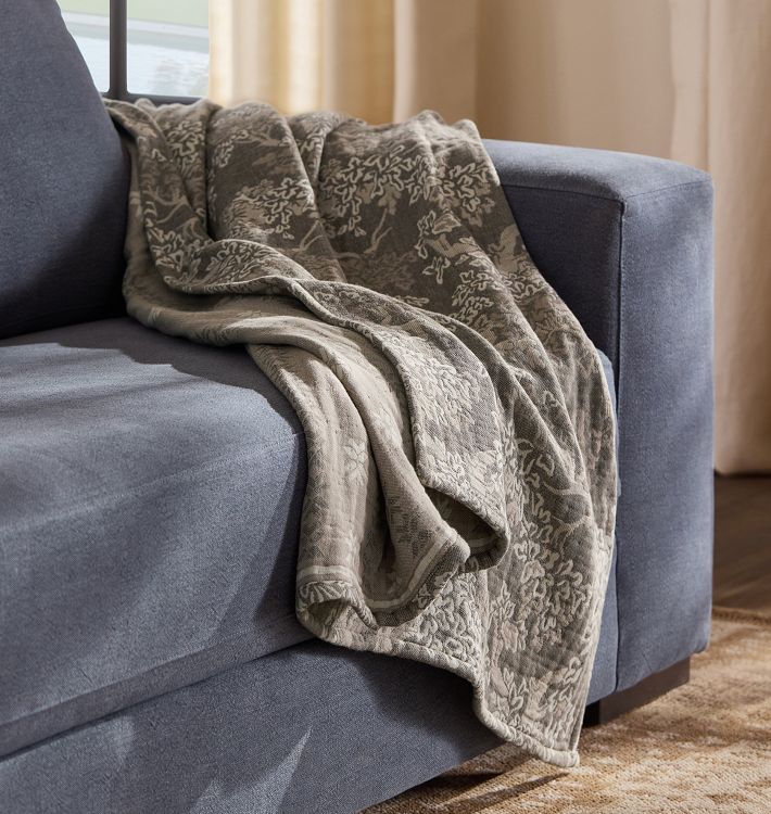 Corinne Reversible Jacquard Throw