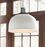 Butte 18&quot; Dome Pendant, Oil-Rubbed Bronze Fitter