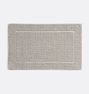 Organic Heathered Cotton Bath Mat, 21"W x 34"L - Charcoal