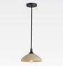 Trillium 10&quot; Pendant, Ceramic Shades