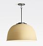 Nina Rod Pendant, Oil-Rubbed Bronze - Matte Buttercup Shade