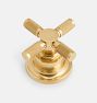 Descanso Cross Handle Widespread Wall Mount Faucet