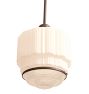 Vintage Art Deco Dual Opacity Pendant