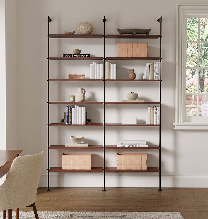 Holgate Modular Double Shelf Set with 96&quot; Rails