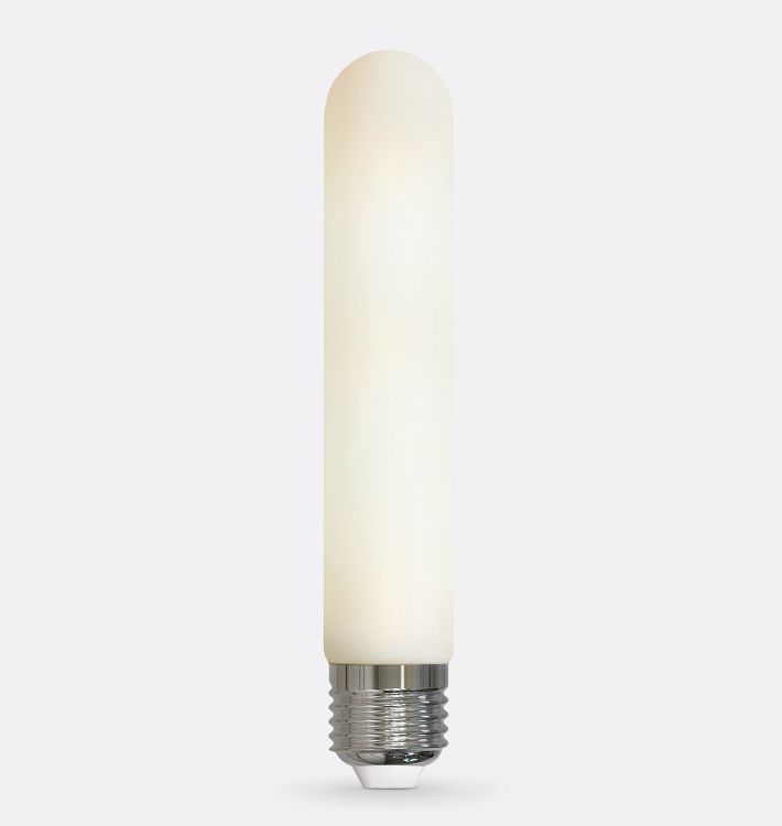 Bulbrite 7.5" T9 5W  LED 3000K Lightbulb E26, Frost