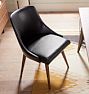 Dexter Swivel Leather Dining Chair