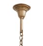 Vintage Romance Revival Candle Chandelier with Polychrome Highlights
