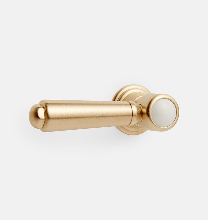 Montecito Toilet Flush Lever, Satin Bronze
