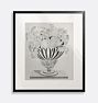 Still Life Theorem In Grisaille Framed Reproduction Wall Art Print, 14" x 16" - Black Finished Wood Frame with Acrylic Glaze