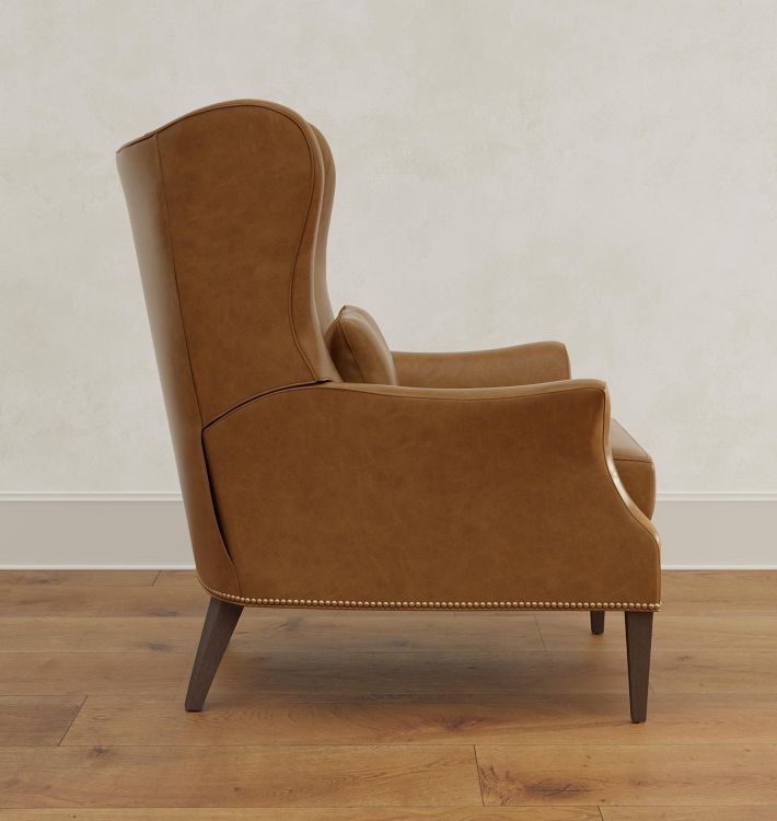 Clinton Modern Wingback Leather Recliner Chair Rejuvenation