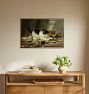 Cat at Play by Henri&#235;tte Ronner Framed Reproduction Wall Art Print