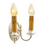 Vintage Victorian 2-Light Candle Sconce
