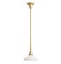 Pendant with Vintage Sheffield Opal Glass Shade
