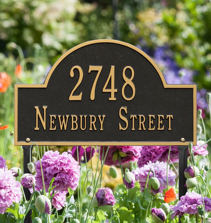 Howard Personalized Address Plaque