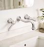 Montecito Lever Handle Widespread Wall Mount Faucet