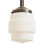 Pendant with Vintage Art Deco Shade
