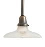 Pendant with Vintage Clear Glass Shade