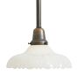 Pendant with Vintage Glass Down Shade