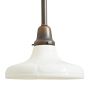 Pendant with Vintage Glass Shade