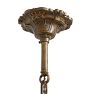 Vintage Classical Revival 5-Light Bare-Bulb Chandelier