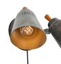Vintage Midcentury Modern Adjustable 2-Light Wall Sconce