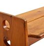 Vintage Swedish Midcentury Pine Wood Bench by Gilbert Marklund