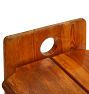 Vintage Swedish Midcentury Pine Wood Bench by Gilbert Marklund
