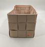 OPEN BOX: Woven Leather Basket Collection