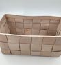 OPEN BOX: Woven Leather Basket Collection