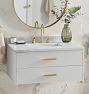 Geneva 36" Wall Mount White Single Vanity