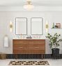 Marquam 56&quot; Teak Double Vanity
