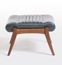 Mosier Leather Ottoman