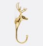Animal Cast Brass Hook