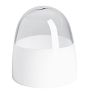 Haleigh Replacement Bell Shade, Clear & Opal Split - 12 inch