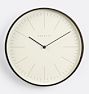OPEN BOX Mr. Clarke Wall Clock, Dark Plywood