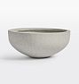 Open Box: Dell All-Weather Planter Bowl, Light Grey Ficonstone - 17-1/4"W x 7-1/4"H