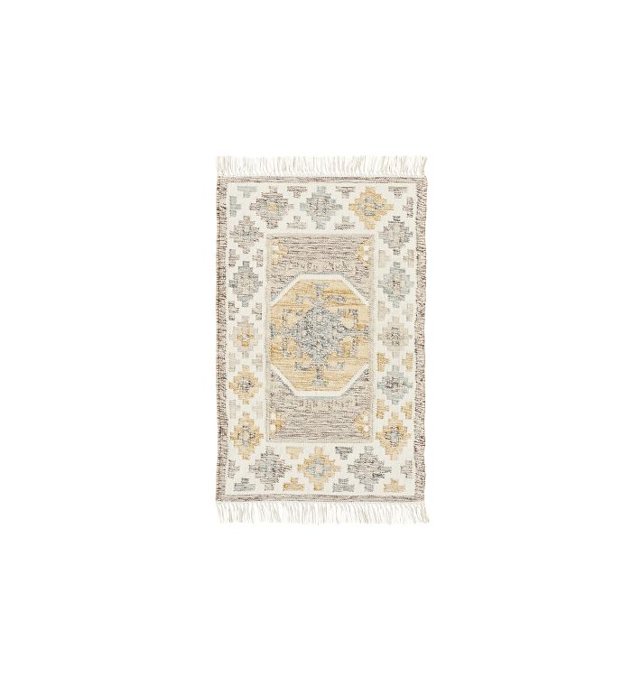 OPEN BOX: Goodwin Indoor/Outdoor Rug, Goodwin Gray & Teal - 2' x 3'