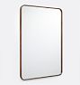 OPEN BOX: Bentwood Rounded Rectangle Mirror, 24" x 36" - Walnut