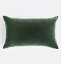 Open Box: Italian Velvet Pillow Cover, Eucalyptus Velvet - 16" x 26"