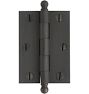 2-1/2" Ball-Tip Cabinet Hinges, Set of 2 - Oil-Rubbed Bronze