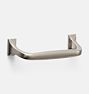 Vernon Offset Drawer Pull, 4" - Brushed Nickel