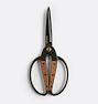 Large Scissors with Walnut Handles