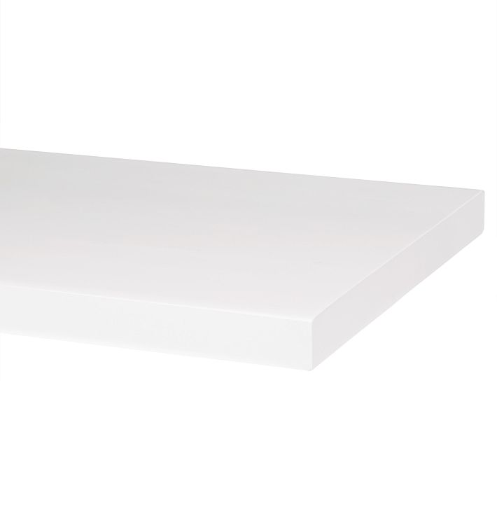 OPEN BOX: White Stained Shelf, 10" x 36"