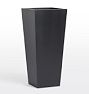 OPEN BOX Modern Fiberstone Tapered Planter, 35" x 16"
