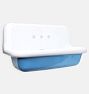 OPEN BOX: Juniper Fireclay Utility Sink - Blue - 36"