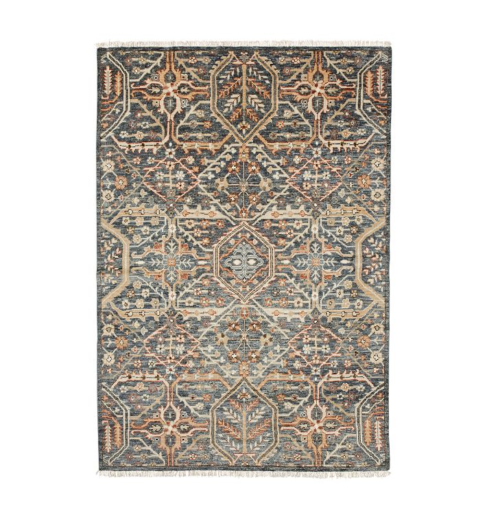 OPEN BOX: Price Hand-Knotted Rug, Price Blue - 6' x 9'