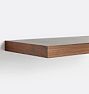 OPEN BOX: Floating Wood Shelf with 2" Height, 12"D x 24"W - Walnut