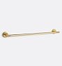 Trask 24" Towel Bar, Aged Brass